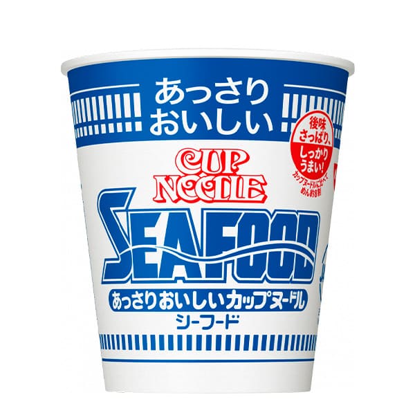 Лапша быстрого приготовления со вкусом морепродуктов Nissin, стакан 60 г