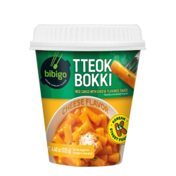 Рисовые клёцки ттокпокки с сырным соусом CJ Bibigo, стакан 125 г