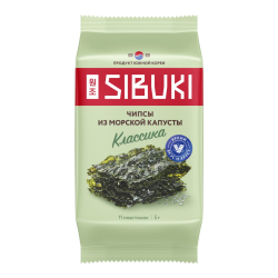 Чипсы из морской капусты Sibuki Классика, 5 г