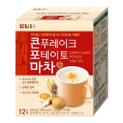 Чай из сладкого картофеля и ямса с кукурузными хлопьями Damtuh, 22 г x 12 п