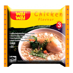 Лапша быстрого приготовления со вкусом курицы Wai Wai, пачка 60 г