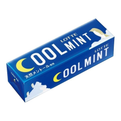 Жевательная резинка освежающая мята Cool mint Lotte, 19,1 г