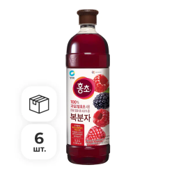 Концентрированная смесь для напитков Hong-Cho Ежевика Daesang, 1500 мл х 6 шт