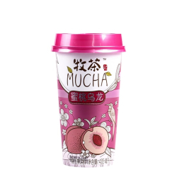 Фруктовый чай с соком медового персика и чаем Улун Mucha, 435 мл