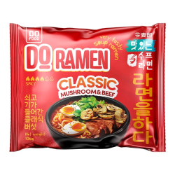 Лапша быстрого приготовления Do Ramen со вкусом говядины и грибов Do Food, пачка 106 г