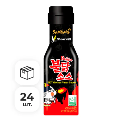 Соус острый Hot Chicken со вкусом курицы Булдак Samyang, 200 г х 24 шт