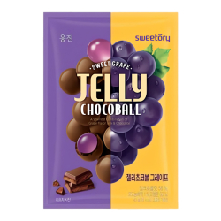 Виноградное желе в шоколаде Jelly Chocoball Sweetory, 40 г Виноградное желе в шоколаде Jelly Chocoball Sweetory, 40 г