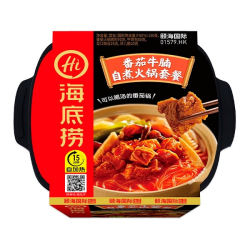 Лапша саморазогревающаяся со вкусом томата и рубца Haidilao, чашка 365 г