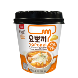 Рисовые клёцки ттокпокки с сыром Yopokki, стакан 120 г Рисовые клёцки ттокпокки с сыром Yopokki, стакан 120 г