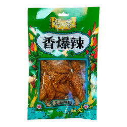 Пшеничные палочки со вкусом острых куриных крыльев Zuibaxiang, пачка 70 г
