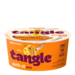 Паста быстрого приготовления с чесночным маслом Samyang, чашка 100 г