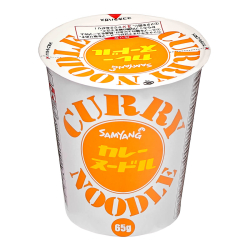 Лапша быстрого приготовления Carry со вкусом карри Samyang, стакан 65 г