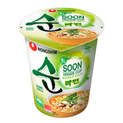 Лапша быстрого приготовления Soon Veggie овощная Nongshim, стакан 67 г Лапша быстрого приготовления Soon Veggie овощная Nongshim, стакан 67 г