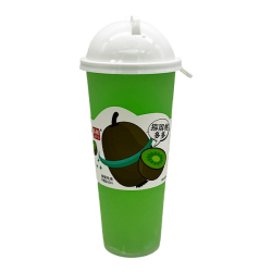 Фруктовый напиток с кусочками желе со вкусом киви Lebin, 620 мл