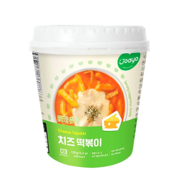 Рисовые клёцки ттокпокки с сырным соусом Joayo, стакан 120 г Рисовые клёцки ттокпокки с сырным соусом Joayo, стакан 120 г