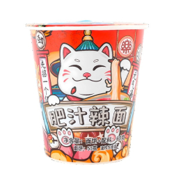 Лапша быстрого приготовления со вкусом острой говядины Le Ramen Meow, стакан 68 г Лапша быстрого приготовления со вкусом острой говядины Le Ramen Meow, стакан 68 г