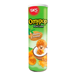 Попкорн со вкусом кокосовых сливок Omypop, 85 г