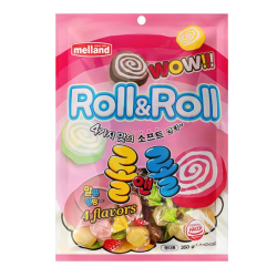 Карамель со вкусом фруктов Roll & Roll Soft candy Melland, 350 г