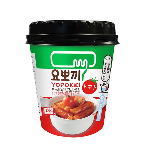Рисовые клёцки ттокпокки в томатном соусе Yopokki, стакан 120 г
