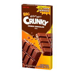 Шоколад Big Crunky хрустящий Lotte, 82 г