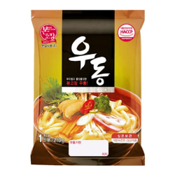 Лапша быстрого приготовления Удон со вкусом белой рыбы Hanil Food, пачка 210 г