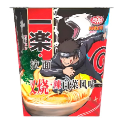 Лапша быстрого приготовления Ичираку рамен со вкусом свинины и кимчи Naruto, стакан 90 г