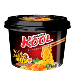 Лапша быстрого приготовления Kool с соленым яйцом Cung Dinh, чашка 90 г