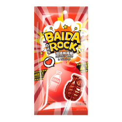 Карамель взрывная со вкусом колы и содовой Baida Rock, 12 г