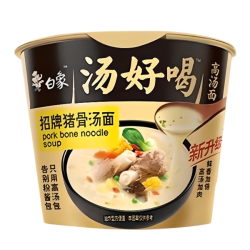 Лапша быстрого приготовления со вкусом супа из свиных костей BaiXiang, чашка 108 г