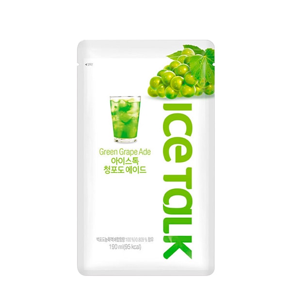 Напиток Ice Talk лимонад со вкусом зеленого винограда Pro-M, 190 мл 