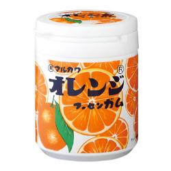 Жевательная резинка в банке со вкусом апельсина Marukawa, 130 г