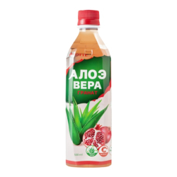 Напиток Алое Вера со вкусом граната Lotte, 500 мл