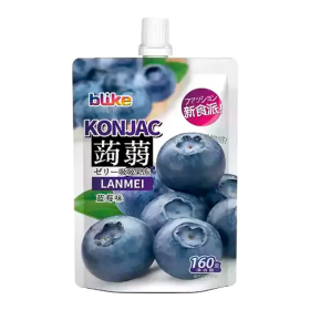 Желе конняку со вкусом голубики Blike, 160 г
