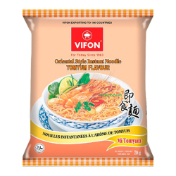 Лапша быстрого приготовления пшеничная со вкусом Том Ям Vifon, пачка 70 г