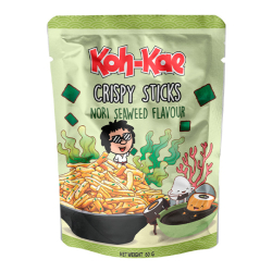 Хрустящие палочки со вкусом морских водорослей нори Koh-Kae, 60 г