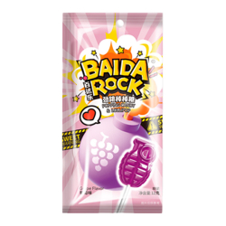 Карамель взрывная со вкусом винограда Baida Rock, 12 г