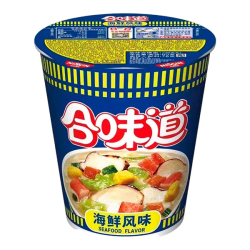 Лапша быстрого приготовления со вкусом морепродуктов Nissin, стакан 76 г