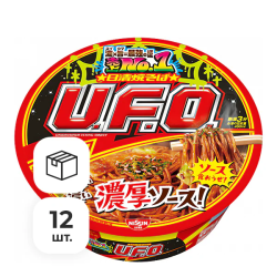 Суп-лапша НЛО Nissin, чашка 128 г х 12 шт
