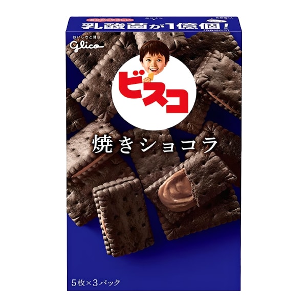 Печенье шоколадное Glico, 60 г