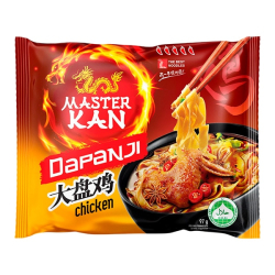 Лапша быстрого приготовления Dapanji со вкусом курицы Master Kan, пачка 97 г