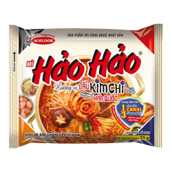 Лапша быстрого приготовления пшеничная Hao Hao со вкусом кимчи Acecook, пачка 75 г