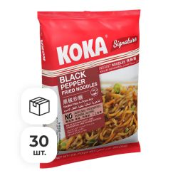 Лапша быстрого приготовления с черным перцем Сигнече Koka, пачка 85 г х 30 шт
