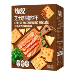 Крекеры со вкусом бекона с сыром Huangji, 55 г
