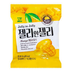 Мармелад Jelly in Jelly с начинкой со вкусом манго Seoju, 26 г