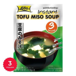 Суп быстрого приготовления Мисо-Суп с тофу Lobo, 30 г