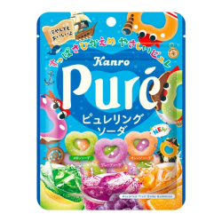 Жевательный мармелад Pure со вкусом содовой Kanro, 63 г