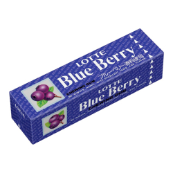 Жевательная резинка со вкусом голубики Lotte, 31 г