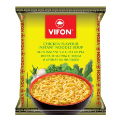 Лапша быстрого приготовления со вкусом курицы Vifon, пачка 60 г