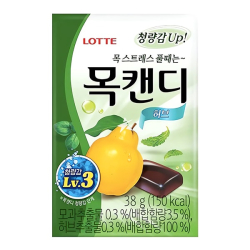 Леденцовая карамель со вкусом лимона и мяты Lotte, 38 г
