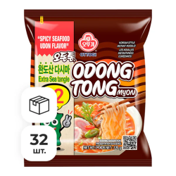 Лапша быстрого приготовления Odongtong Myon Ramen Ottogi, пачка 120 г х 32 шт